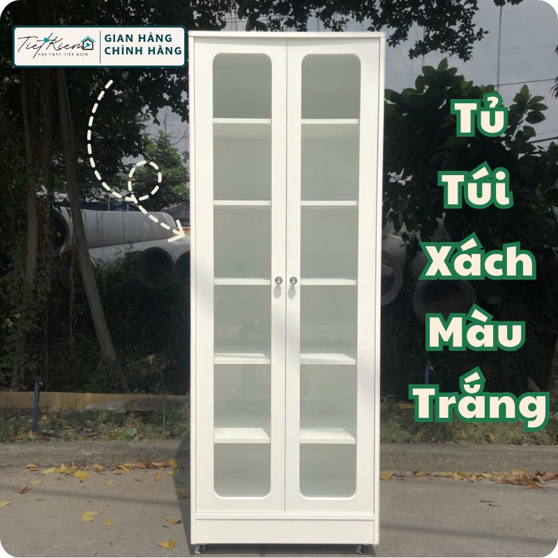 Tủ đựng túi xách màu trắng Nội Thất Tiết Kiệm TUI051 1 tủ đựng túi xách màu trắng nội thất tiết kiệm tui051