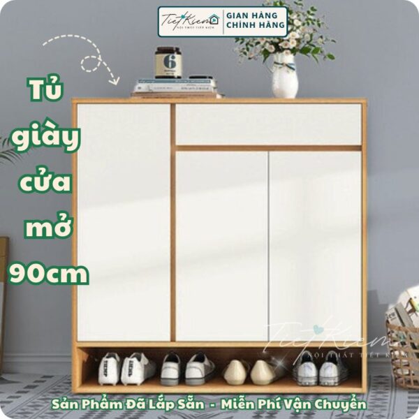 tủ giày cửa mở nhỏ gọn tg8504