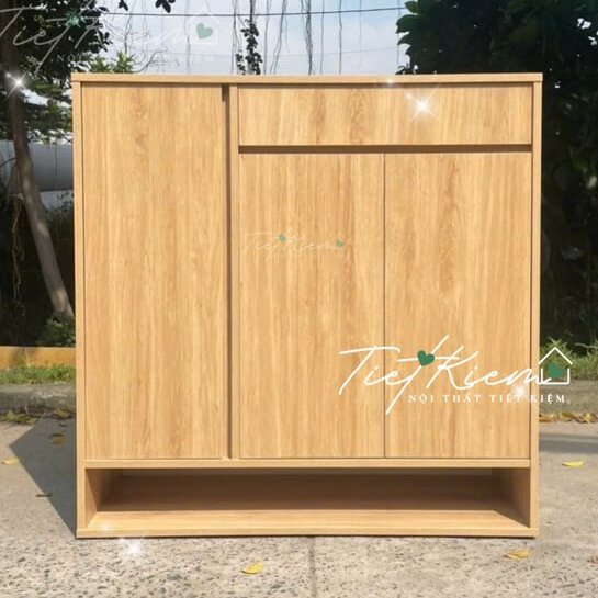 tủ giày dép gỗ cửa mở n90cm nội thất tiết kiệm tg888789