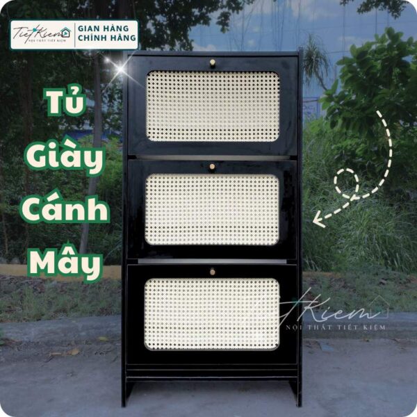 tủ giày thông minh cánh mây n60cm nttk tg30