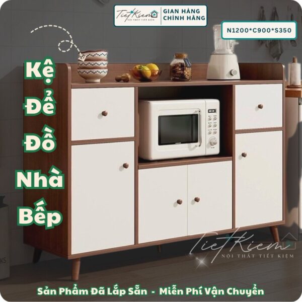 tủ kệ bếp để lò vi sóng 1m2 nttk 99901
