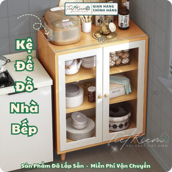tủ kệ bếp để lò vi sóng nttk kb221
