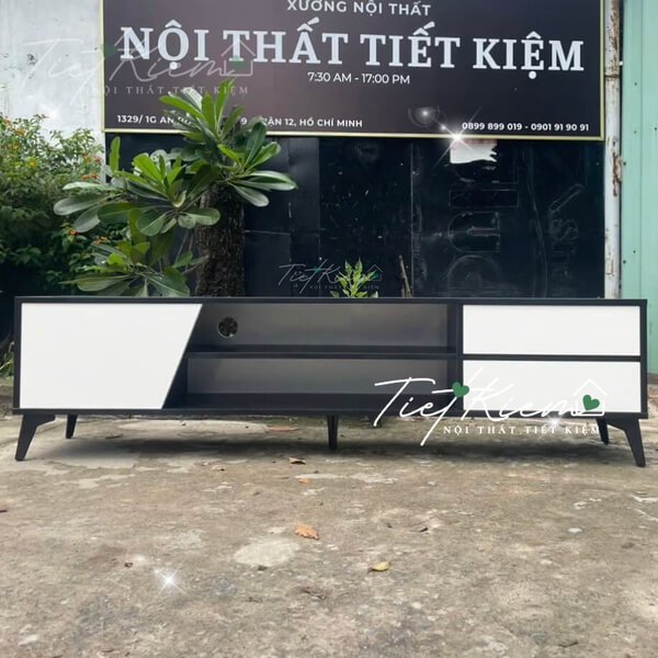 tủ kệ tivi gỗ 1m4 phòng khách tu.tivi9