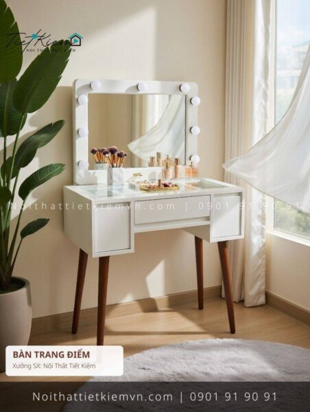 19+ bàn trang điểm đẹp minimal HCM giá rẻ 1 Bàn Trang Điểm Nội Thất Tiết Kiệm HCM