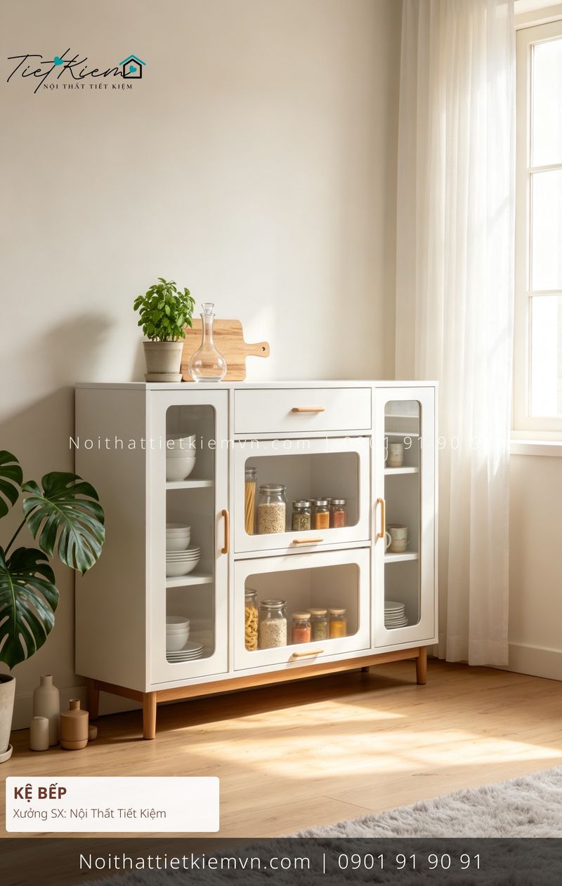 19+ kệ bếp có cửa MDF HCM giá rẻ - Kệ Bếp - Nội Thất Tiết Kiệm
