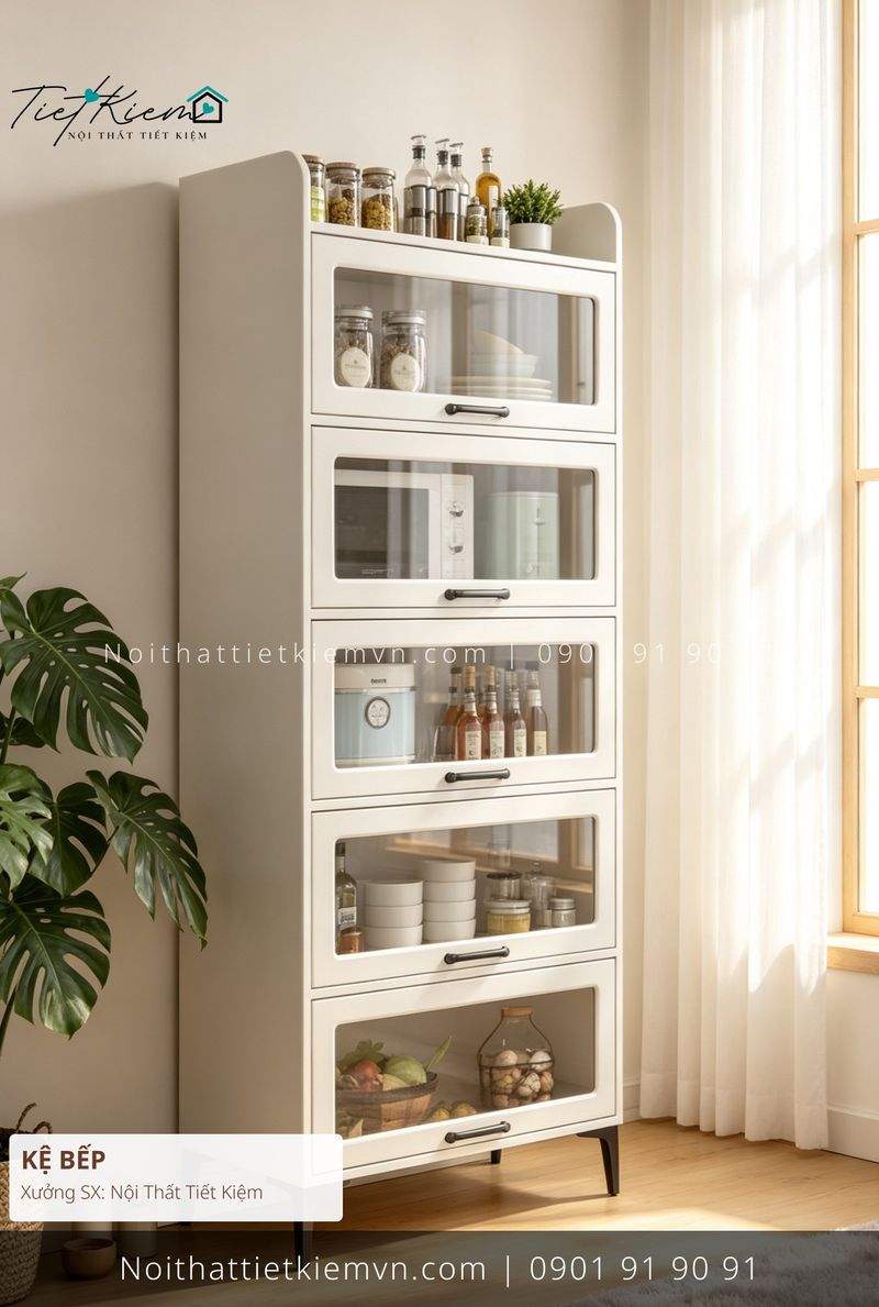 19+ kệ bếp MDF siêu mỏng HCM giá rẻ - Kệ Bếp - Nội Thất Tiết Kiệm