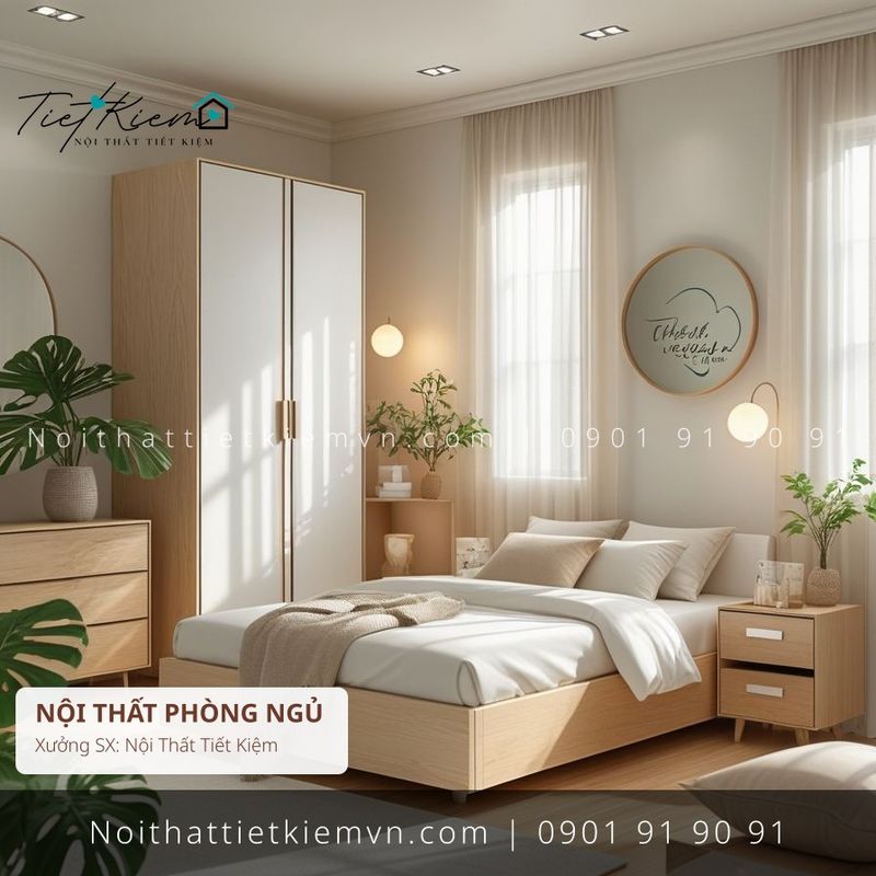 19+ mẫu giường đôi minimal giá rẻ - Giường Ngủ - Nội Thất Tiết Kiệm
