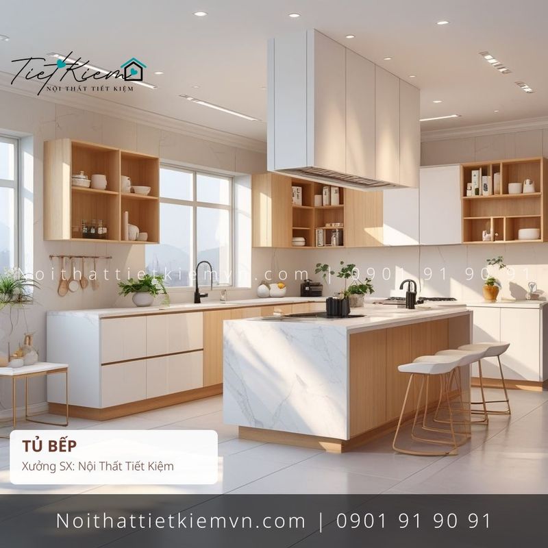 19+ mẫu tủ bếp cửa kính Tân Bình giá rẻ - Tủ Bếp - Nội Thất Tiết Kiệm