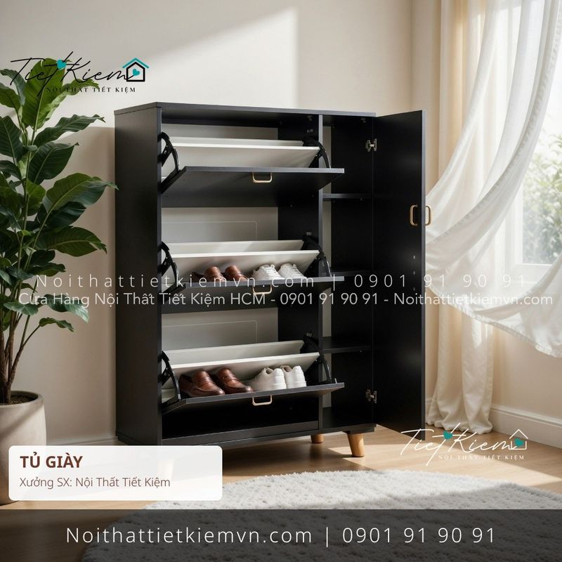 Tủ Giày đẹp giá rẻ tại Nội Thất Tiết Kiệm HCM 19 mẫu tủ dép giầy hạn chế trầy giá rẻ - Tủ Giày - Nội Thất Tiết Kiệm
