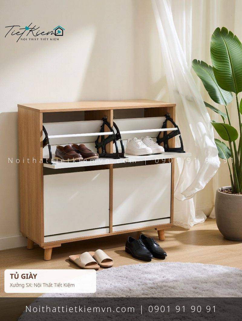 19 mẫu tủ giầy cửa lùa luxury HCM giá rẻ - Tủ Giày - Nội Thất Tiết Kiệm