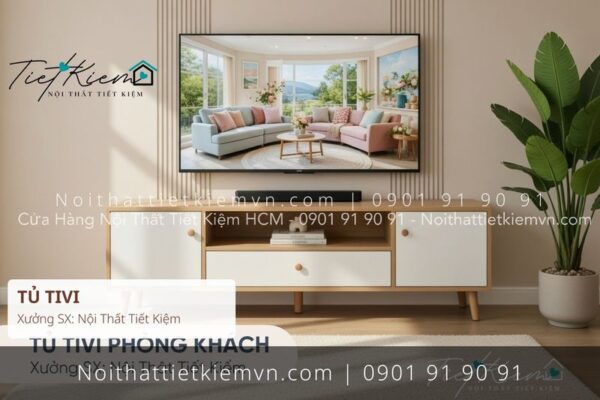 19+ mẫu tủ tivi phòng khách Scandinavian HCM giá rẻ 1 Kệ Tủ Tivi Nội Thất Tiết Kiệm HCM