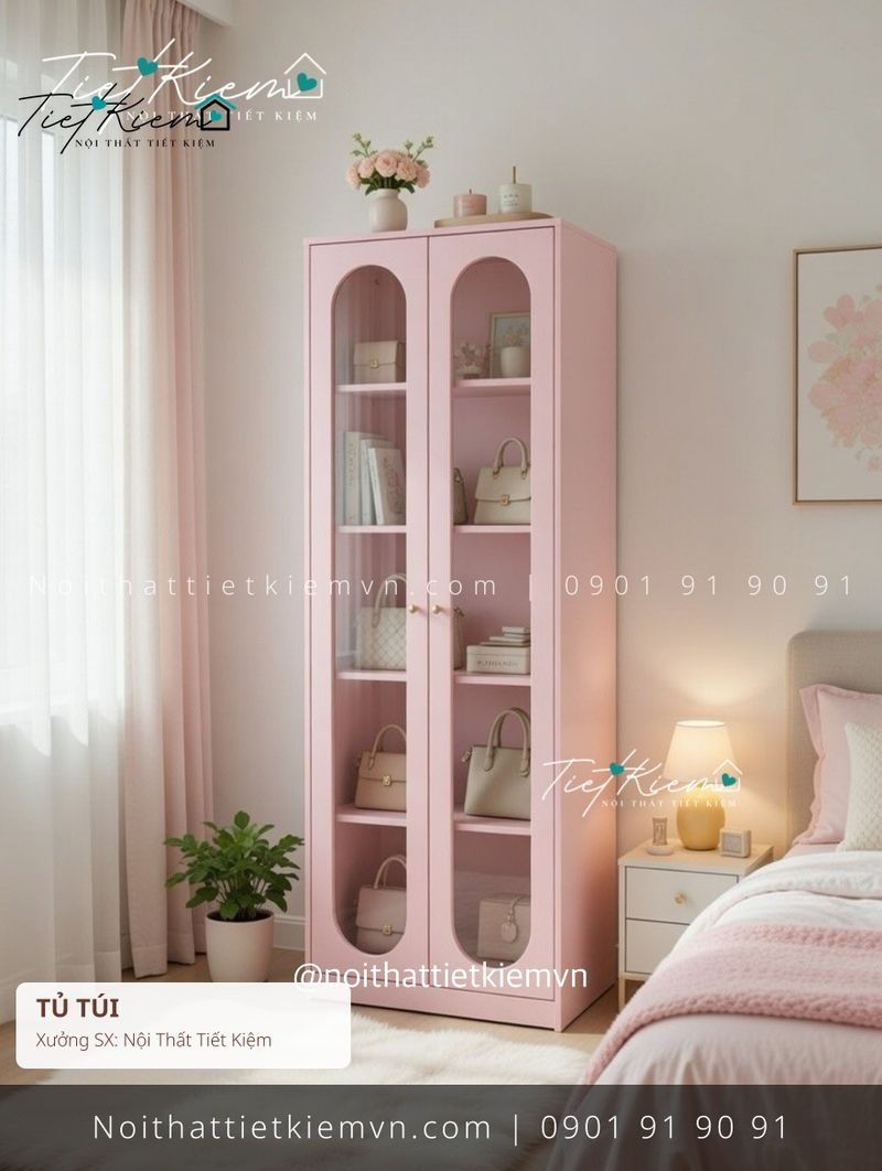 19 mẫu tủ túi acrylic cửa kính giá rẻ - Tủ Túi - Nội Thất Tiết Kiệm