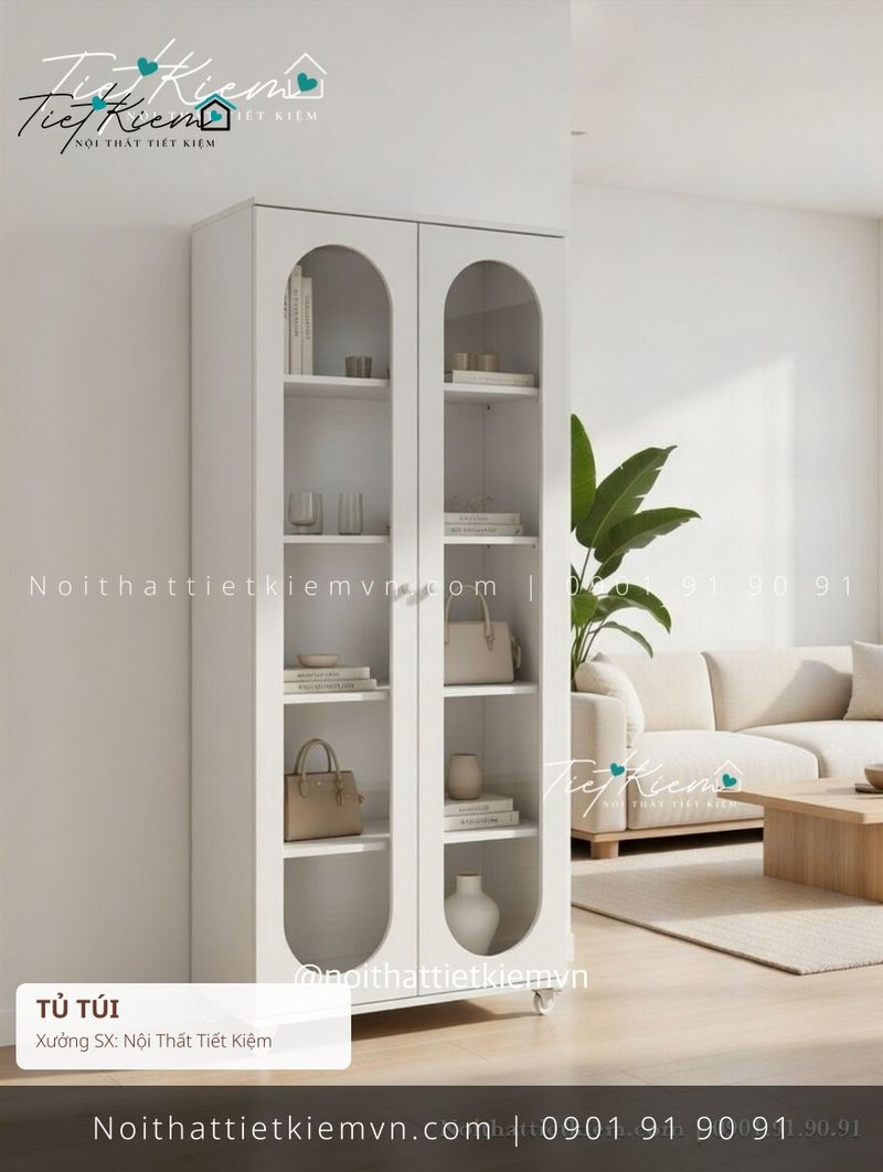 Tủ Túi đẹp giá rẻ tại Nội Thất Tiết Kiệm HCM 19+ mẫu tủ túi hiển thị thiết kế riêng giá rẻ - Tủ Túi - Nội Thất Tiết Kiệm