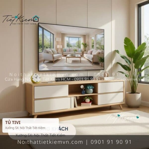 19+ tủ tivi MDF hiện đại HCM giá rẻ 1 Kệ Tủ Tivi Nội Thất Tiết Kiệm HCM