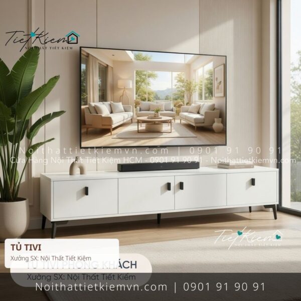 19+ tủ tivi treo tường giá rẻ cho căn hộ 1 Kệ Tủ Tivi Nội Thất Tiết Kiệm HCM