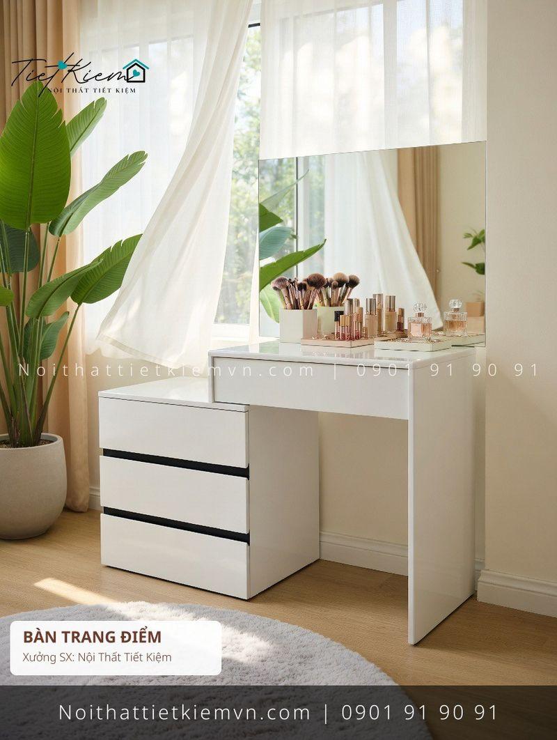 3+ mẫu bàn trang điểm cánh kính có gương Tân Bình giá rẻ - Bàn Trang Điểm - Nội Thất Tiết Kiệm