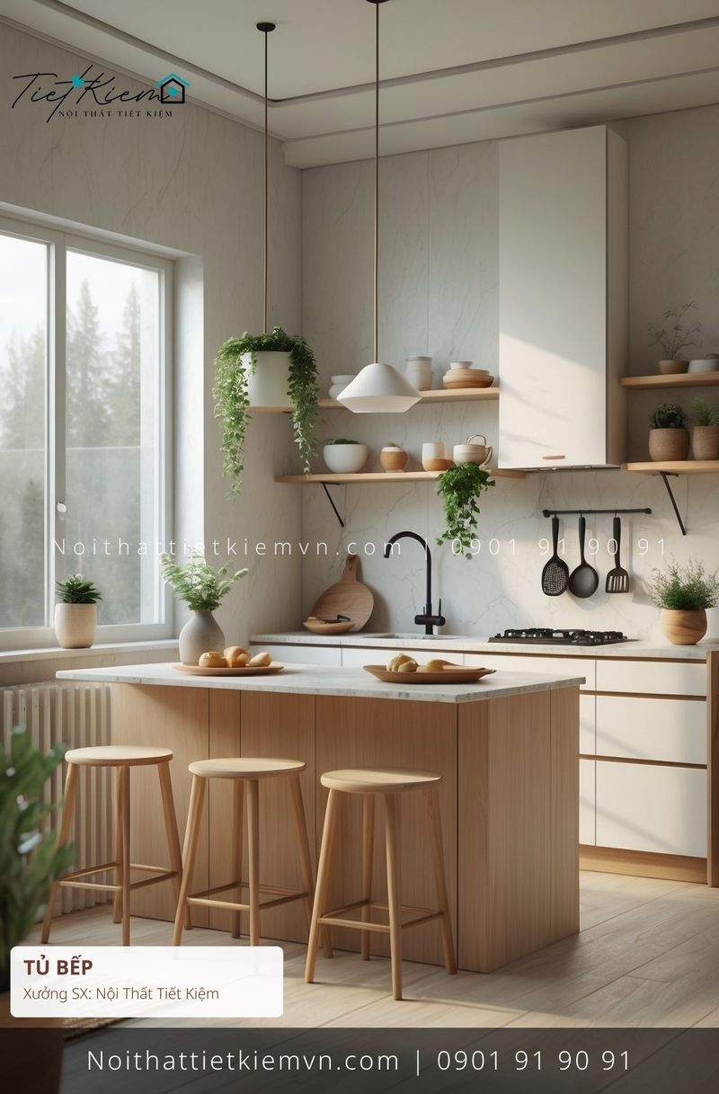 3 mẫu thi công tủ bếp uy tín đẽp hiện đại giá rẻ - Thi Công Tủ Bếp - Nội Thất Tiết Kiệm