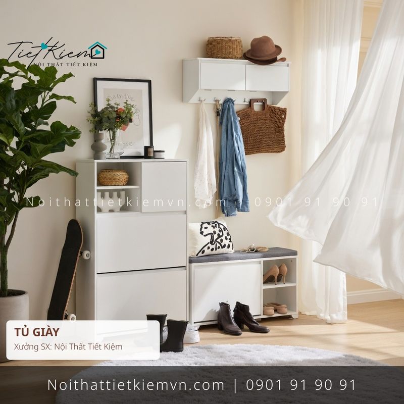 3+ mẫu tủ để giầy đa năng đẽp giá rẻ - Tủ Giày - Nội Thất Tiết Kiệm