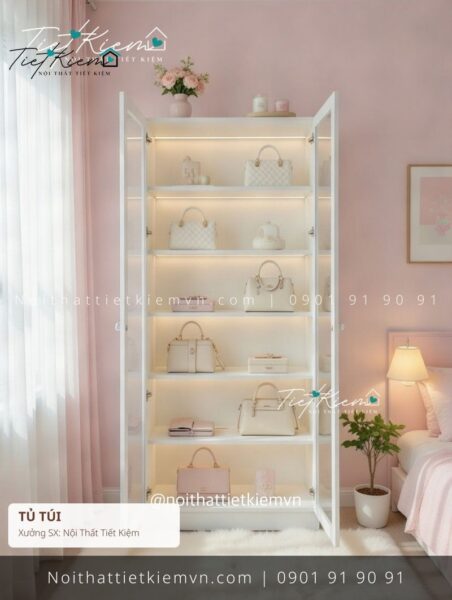 3+ mẫu tủ túi đẹp có ghế hiện đại giá rẻ 1 Tủ Túi Nội Thất Tiết Kiệm HCM