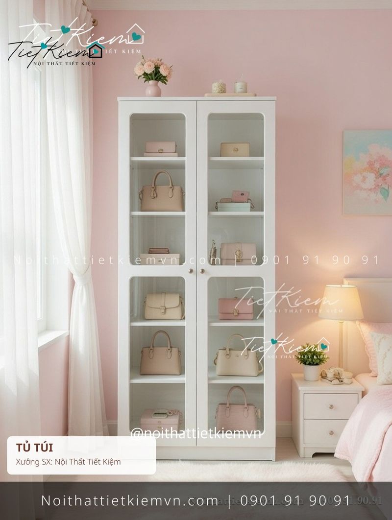 Tủ Túi đẹp giá rẻ tại Nội Thất Tiết Kiệm HCM 3 mẫu tủ túi gỗ Tân Bình giá rẻ - Tủ Túi - Nội Thất Tiết Kiệm