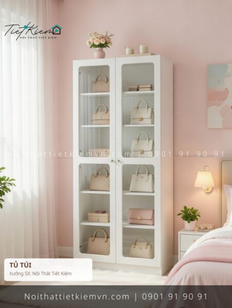 3 mẫu tủ túi MDF thiết kế riêng giá rẻ 1 Tủ Túi Nội Thất Tiết Kiệm HCM