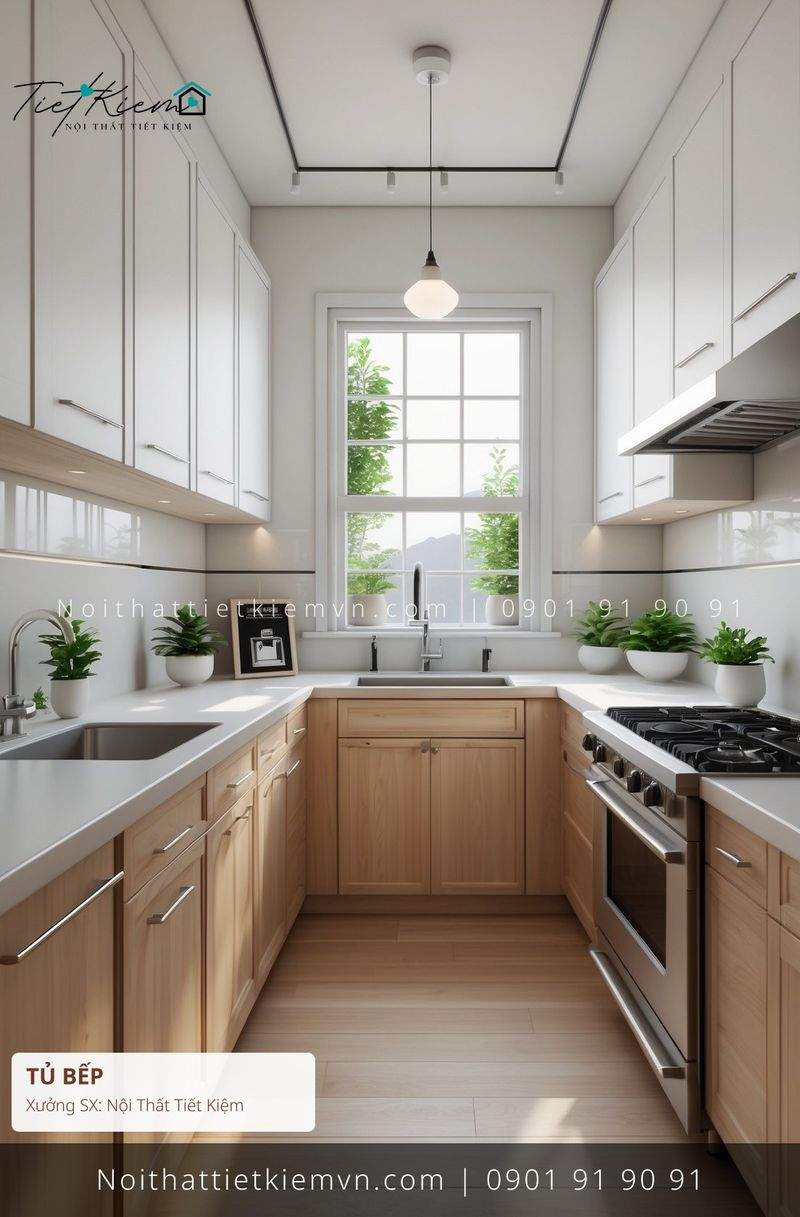 Thi Công Tủ Bếp đẹp giá rẻ tại Nội Thất Tiết Kiệm HCM 3+ thi công tủ bếp hiện đại tiện ích giá rẻ - Thi Công Tủ Bếp - Nội Thất Tiết Kiệm