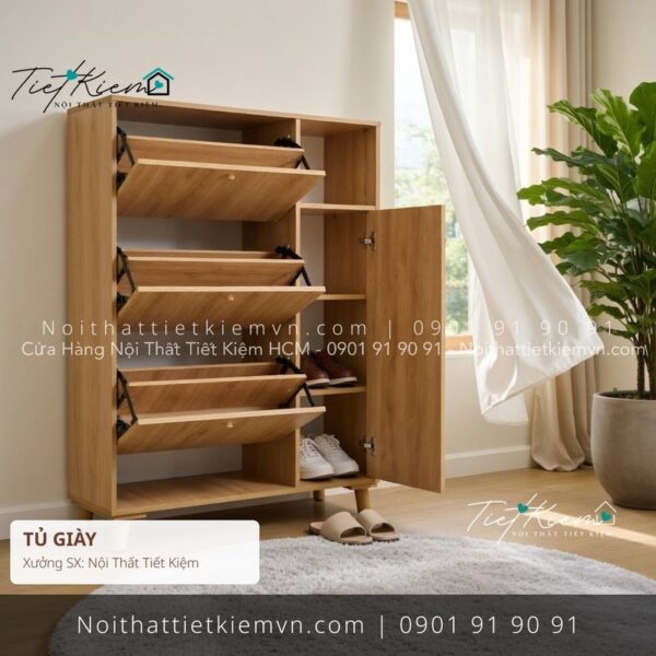 3+ tủ để giầy mini đẹp giá rẻ 1 Tủ Giày Nội Thất Tiết Kiệm HCM