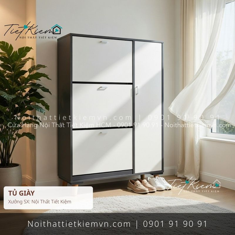 3+ tủ giầy cửa lùa tối giản đẽp giá rẻ - Tủ Giày - Nội Thất Tiết Kiệm