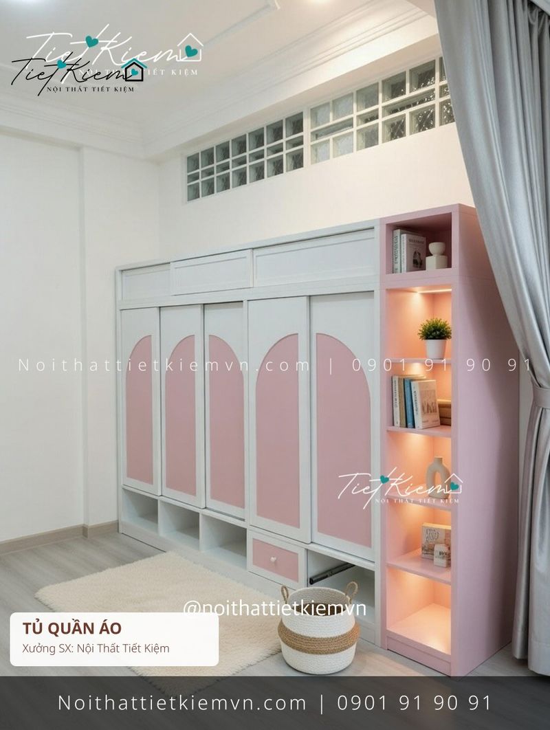 3+ tủ quần áo cửa mở giá rẻ cho chung cư - Tủ Quần Áo - Nội Thất Tiết Kiệm