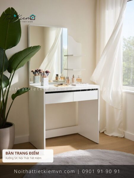 39+ bàn trang điểm phong cách Nhật mini HCM giá rẻ 1 Bàn Trang Điểm Nội Thất Tiết Kiệm HCM