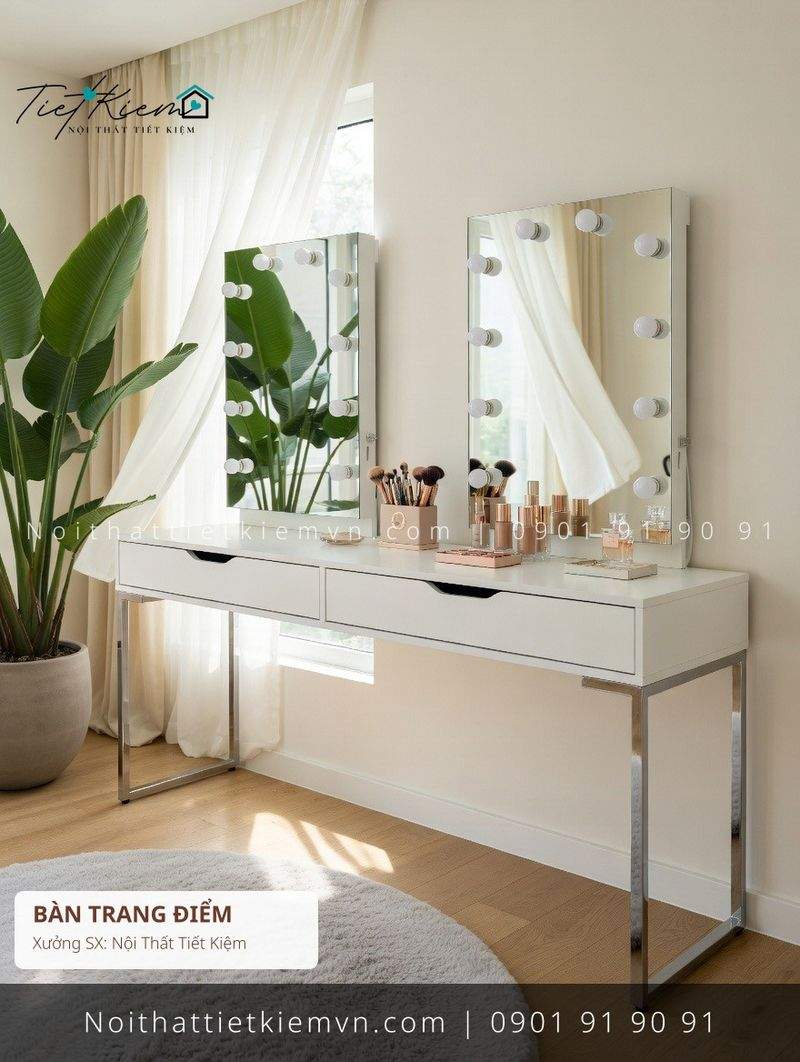 39+ bàn trang điểm phong cách Nhật mini HCM giá rẻ - Bàn Trang Điểm - Nội Thất Tiết Kiệm