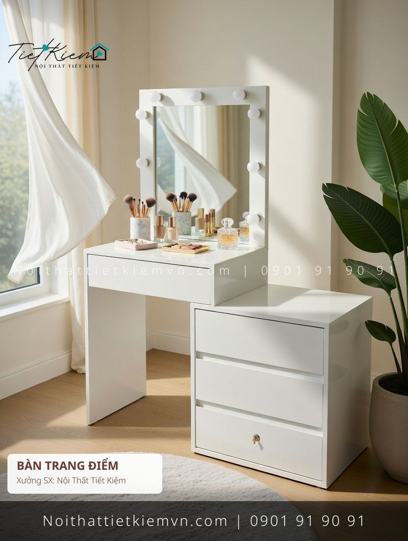 39+ bàn trang điểm phong cách Nhật mini HCM giá rẻ - Bàn Trang Điểm - Nội Thất Tiết Kiệm