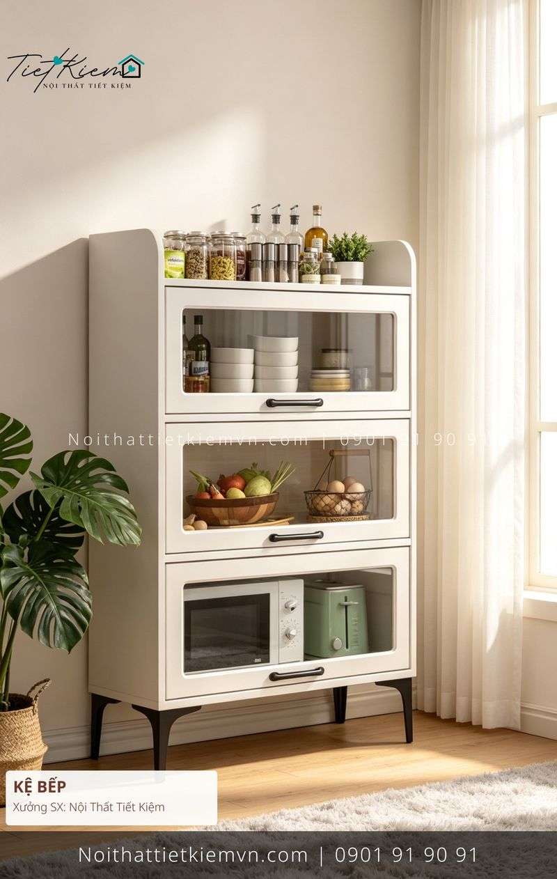 39+ kệ bếp hiện đại nhiều tầng đẹp giá rẻ - Kệ Bếp - Nội Thất Tiết Kiệm