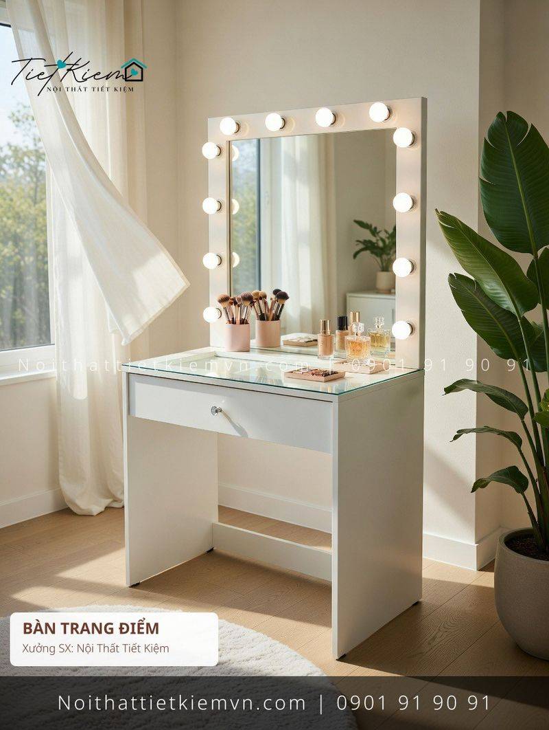Bàn Trang Điểm đẹp giá rẻ tại Nội Thất Tiết Kiệm HCM 39 mẫu bàn trang điểm có gương đẽp giá rẻ - Bàn Trang Điểm - Nội Thất Tiết Kiệm