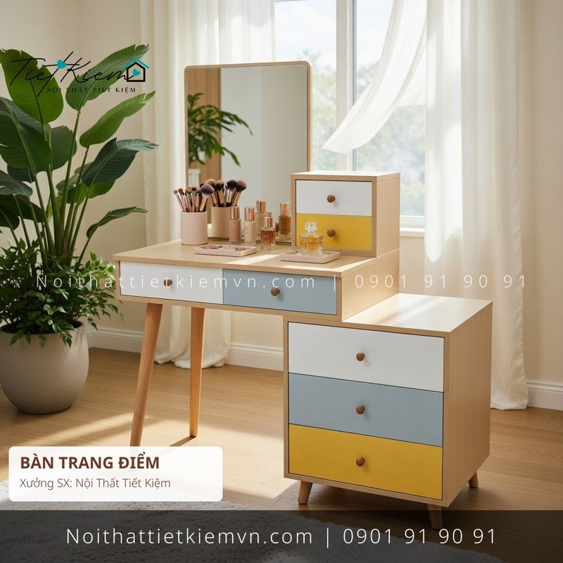 Bàn Trang Điểm đẹp giá rẻ tại Nội Thất Tiết Kiệm HCM 39 mẫu bàn trang điểm có gương đẽp giá rẻ - Bàn Trang Điểm - Nội Thất Tiết Kiệm
