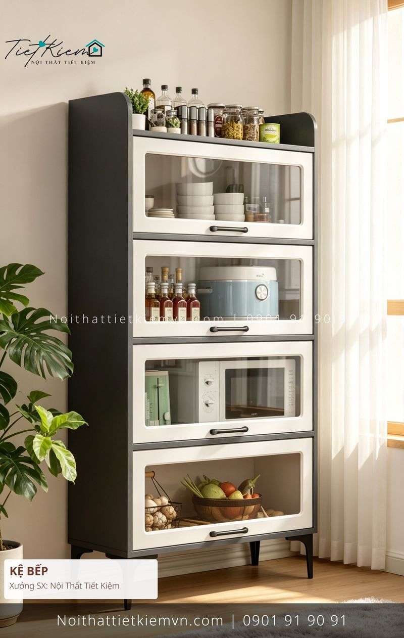 39+ mẫu kệ bếp inox tiện nghi giá rẻ - Kệ Bếp - Nội Thất Tiết Kiệm