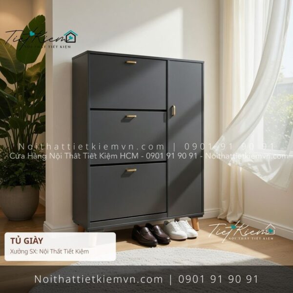 39+ mẫu tủ giầy cửa mở 6 tầng giá rẻ 1 Tủ Giày Nội Thất Tiết Kiệm HCM