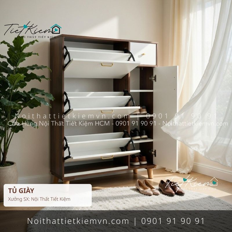 39 mẫu tủ giầy thông minh đa năng giá rẻ - Tủ Giày - Nội Thất Tiết Kiệm
