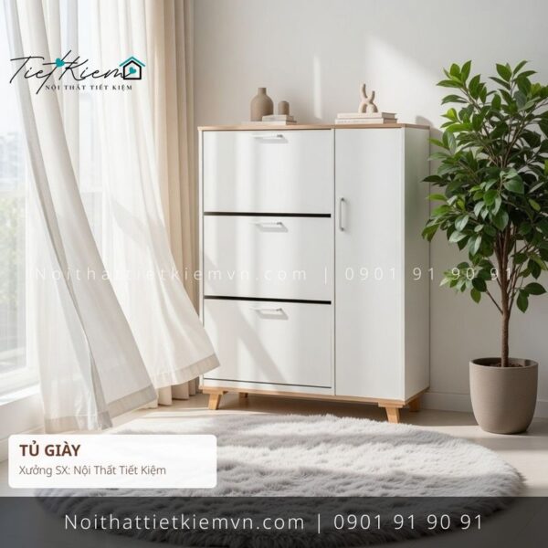 39+ mẫu tủ giầy thông minh mini thông minh giá rẻ 1 Tủ Giày Nội Thất Tiết Kiệm HCM