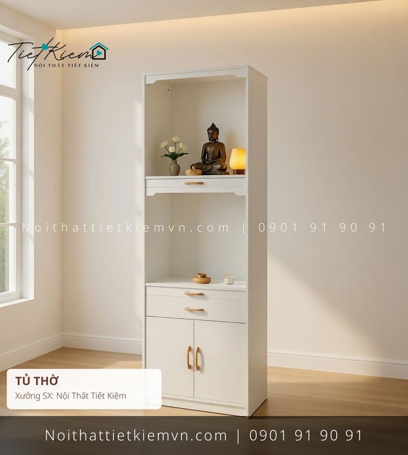 39+ mẫu tủ thờ gỗ phòng khách giá rẻ - Tủ Thờ - Bàn Thờ - Nội Thất Tiết Kiệm