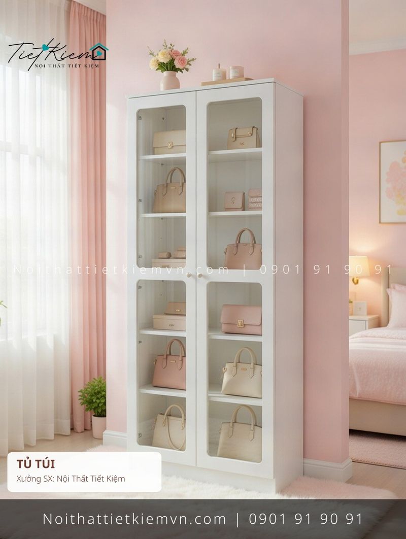 Tủ Túi đẹp giá rẻ tại Nội Thất Tiết Kiệm HCM 39 mẫu tủ túi gỗ homestay HCM giá rẻ - Tủ Túi - Nội Thất Tiết Kiệm