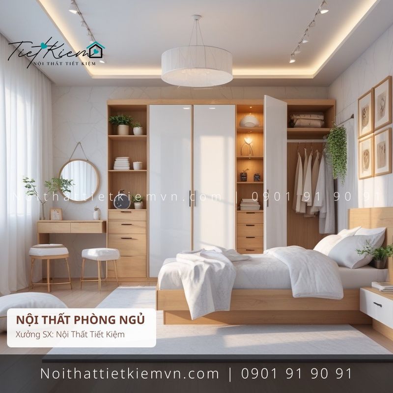 52 mẫu giường 1m6 MDF giá rẻ - Giường Ngủ - Nội Thất Tiết Kiệm