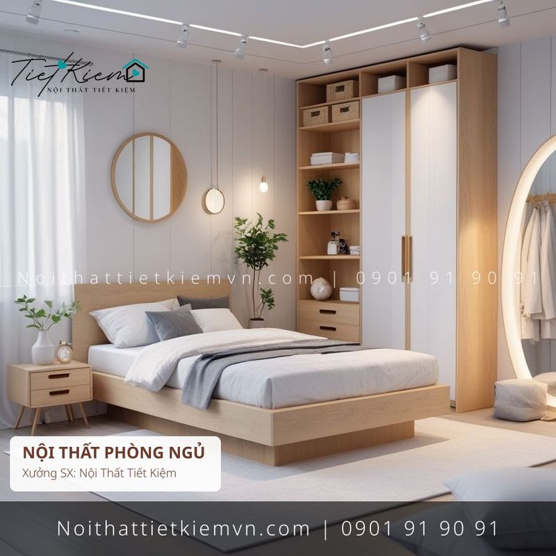 52+ mẫu giường cao cấp nhà phố HCM giá rẻ - Giường Ngủ - Nội Thất Tiết Kiệm