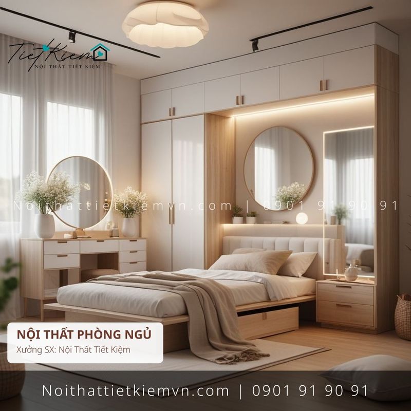 52+ mẫu giường hiện đại Scandinavian HCM giá rẻ - Giường Ngủ - Nội Thất Tiết Kiệm