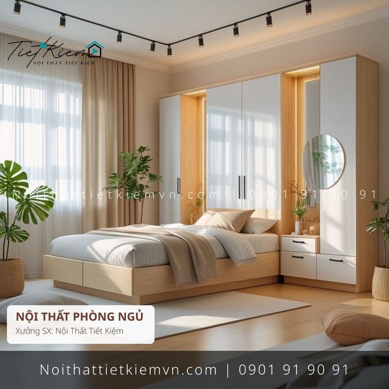 Giường Ngủ đẹp giá rẻ tại Nội Thất Tiết Kiệm HCM 52+ mẫu giường sang trọng Tân Bình giá rẻ - Giường Ngủ - Nội Thất Tiết Kiệm