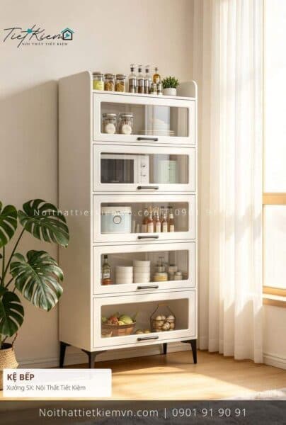 52 mẫu kệ bếp lớn đẽp HCM giá rẻ 1 Kệ Bếp Nội Thất Tiết Kiệm HCM