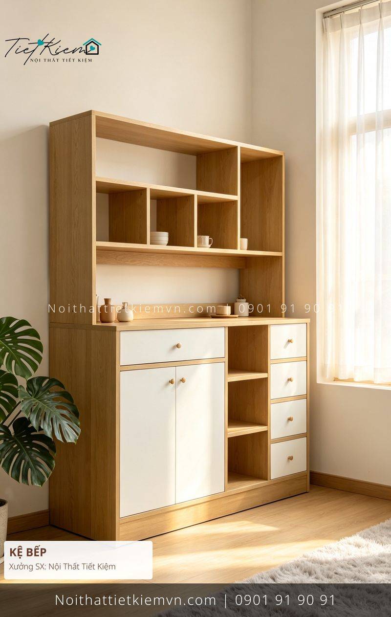 52 mẫu kệ bếp lớn đẽp HCM giá rẻ - Kệ Bếp - Nội Thất Tiết Kiệm