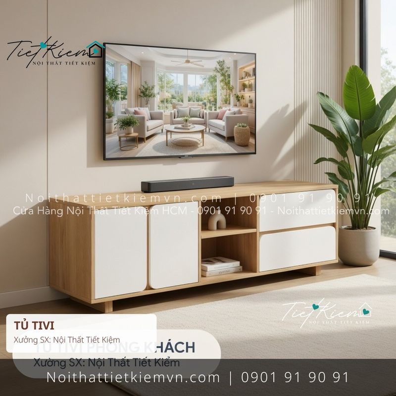 Kệ Tủ Tivi đẹp giá rẻ tại Nội Thất Tiết Kiệm HCM 52 mẫu kệ tivi nhỏ gọn cho căn hộ giá rẻ - Kệ Tủ Tivi - Nội Thất Tiết Kiệm