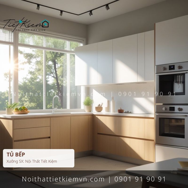 52 mẫu tủ bếp cửa kính lắp ráp giá rẻ - Tủ Bếp - Nội Thất Tiết Kiệm