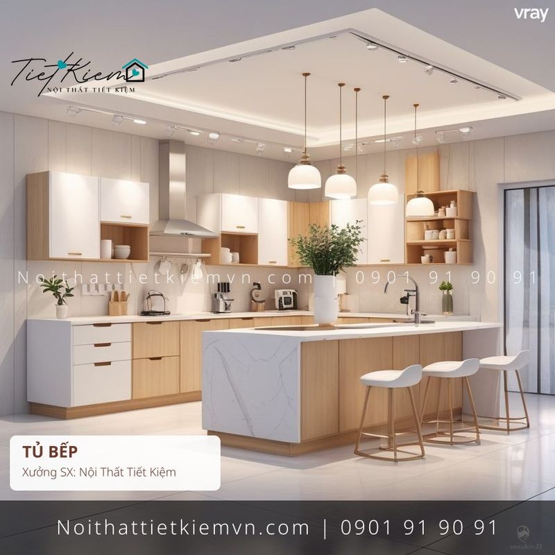 52+ mẫu tủ bếp gỗ 70cm giá rẻ - Tủ Bếp - Nội Thất Tiết Kiệm